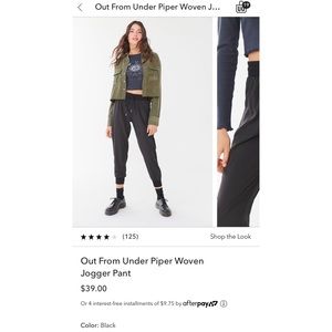 -SOLD- UO Out From Under Woven Jogger